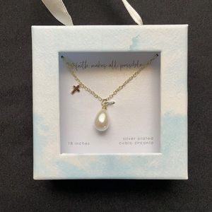 Silver Faith Necklace